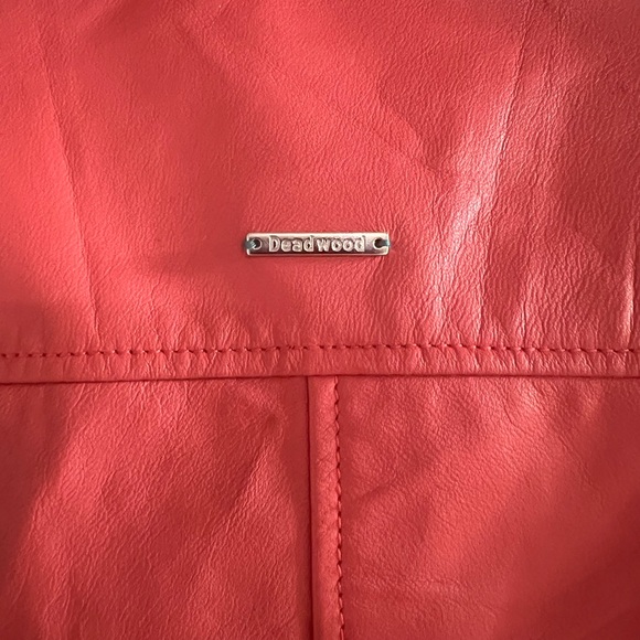 Red leather jacket - Picture 7 of 8